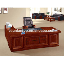 Desenho de mesa de escritório de madeira tradicional em madeira de estilo chinês